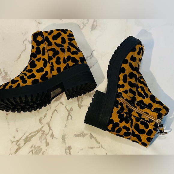 Qupid leopard ankle boots - Picture 7 of 12